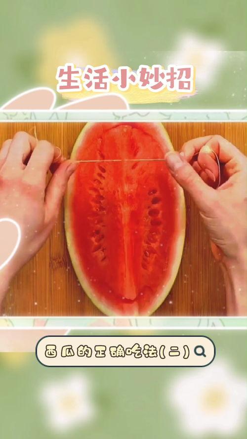吃瓜的正确吃法,揭秘吃瓜的正确姿势与技巧